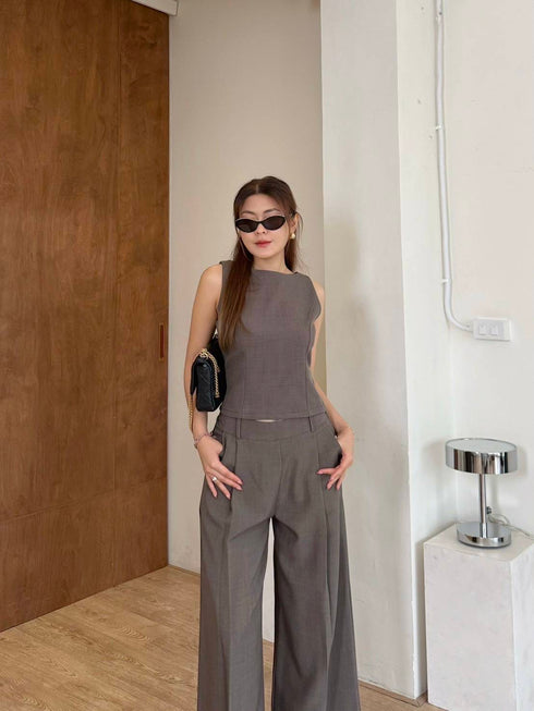Two Piece Sleeveless Sets